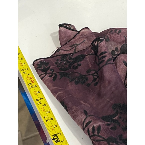 Y2K Speechless Pink Black Floral Dress Velvet Bow Goth Fairycore 90s Revival S - Picture 11 of 12